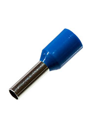 НШВИ2.5 8, втулочный наконечник на провод 2.5мм2 L8мм синий