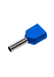 НШВИ(2)2.5-10, синий втулочный наконечник на провода 2.5мм2, длина 10мм
