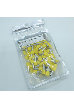 НШВИ(2)6.0-14, втулочный наконечник на провода 6.0мм2, длина 14мм