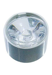 Линза для светодиода 45 градусов, белый корпус