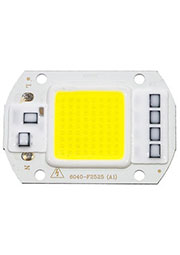 LED-50W/220, модуль прожектора 50Вт 220В холодный белый с пастой