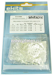 EK-HL5RGBW, Набор суперярких светодиодов 5мм (4 цвета по 15 шт)