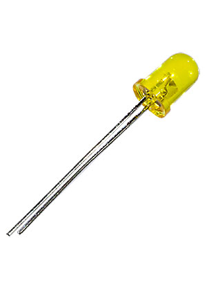 L-7113YT, Светодиод желтый 30  d=5мм 40мКд 588нМ