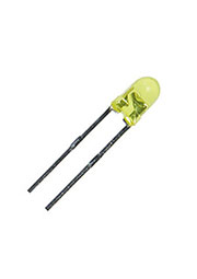 L-934YT, светодиод желт.d=3мм 20мКд