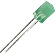 L-1553GDT, Светодиод прямоугольный зеленый 110 5х5х9.7мм 5мКд 568нМ