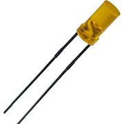 L-483EDT, Светодиод цилиндрический оранжевый 100  d=5мм 7мКд 625нМ (OBSOLETE)