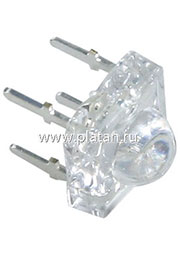 BL-FL7680URC, Светодиод "Пиранья" красный 100 1500мКд 660нМ (Ultra Red)