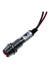 XD8-1W-R 24V, лампа индикаторная 8мм 24VDC красная провод