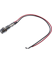 XD8-1W-W 220V, лампа индикаторная 8мм 220VAC белая на провод