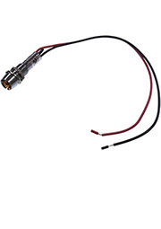 XD8-1W-Y 220V, лампа индикаторная 8мм 220VAC желтая на провод