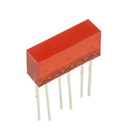 L-845/3SRDT, светодиодная полоса красная 5х16мм 10мКд