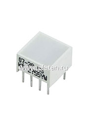 KB-2755YW, Световая полоса желтая 10x10мм 50мКд