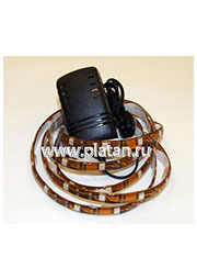 1х1LG60W(N)3528WN, Набор светодиодной ленты, белый, 12В, 4.8Вт/м,60SMD(3528)/м,280Лм/м, IP20, 8мм, 1