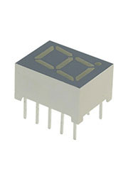 SA39-11GWA, светодиодный индикатор  зеленый  9.9мм  1900-6400мкКд  568нм