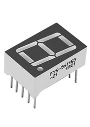 FYS-5611BUG-21, индикатор зеленый ОА 12.6x19x8мм 1x7