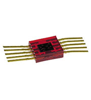 АЛС 314 А, индикатор красный ОК 2.5мм 1x7 285-350мКд, золото