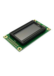 WH0802A-NGA-CT#, ЖКИ симв, 8х2, без подсв, инд. Серый