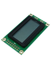 WH0802A-NGG-CT#, ЖКИ симв, 8х2, без подсв, инд. Серый