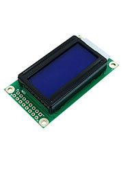 WH0802A1-TMI-CT#, ЖКИ симв, 8х2, подсв. Белая, инд.Синий