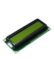 WH1602B-YYH-CTK#, ЖКИ симв, 16х2, подсв. Ж-З, инд. Ж-З