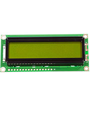 WH1602J-YYH-CTK#, ЖКИ симв, 16х2, подсв. Ж-З, инд. Ж-З