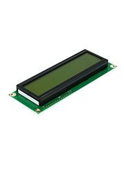 WH1602L1-YYK-CT#, ЖКИ симв, 16х2, подсв. Ж-З, инд. Ж-З