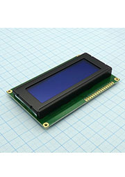 WH2004A-TMI-CT#, ЖКИ симв, 20х4, подсв. Белая, инд. Синий, Negative