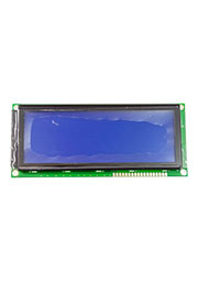 WH2004L-TMI-CT#, ЖКИ симв, 20х4, подсв. Белая, инд Синий, Negative