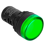 828167, Индикатор ND16-22DS/4C зеленый, компактный, встр. конденсатор, IP65 АС230В