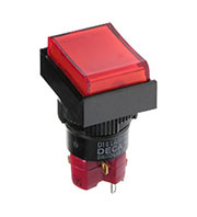 D16LMT1-1ABOR, кнопка без фиксации 250В/5А