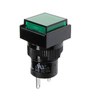 D16PLS1-000GG, индикатор неоновый зеленый 220В