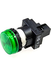 A20P-1EQM3G, контрольная лампа зеленая 30мм