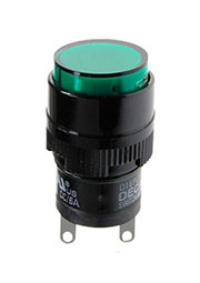 D16PLR1-000KG, индикатор светодиодный зеленый 24В