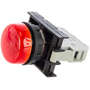 B0K0XK, Арматура сигнальная красная со светодиодом 100-200 В перем. тока