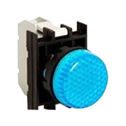 B0M0XM, Арматура сигнальная синяя со светодиодом 100-200 В перем. тока