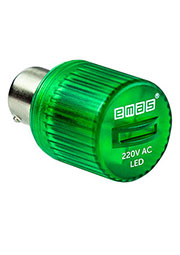 IKML220Y, Светодиод LED 220VAC  зеленый