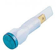 S105NM, Сигнальная арматура 10мм синяя без гайки с неон. лампой