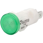 S145NY, Сигнальная арматура 14мм зеленая с лампой 220В