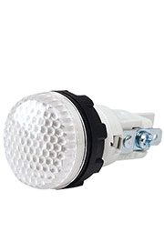 S224NB, Арматура сигнальная белая 22мм (под винт и пайку)