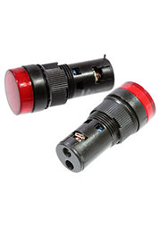 SQ0702-0071, Лампа AD-16DS (LED) матрица d16мм красная 230В АС