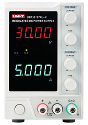 UTP3315TFL-II, лабораторный блок питания 1 канала  0-30В 5A
