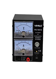 YH1501A, лабораторный блок питания 0-15В 0-1A , аналоговая индикация