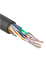 UTP4-ST(PR), LAN кабель витая пара Cat.5E, 8 пров. многож.24AWG