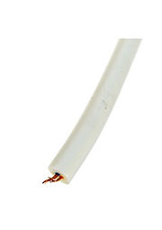 2K, 28 AWG (WHITE), кабель телефонный 2 жилы белый многожильный 7х0.12мм