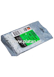 КСС 3*150 (б) (100шт.) (ALT-150M), Стяжка кабельная неразъемная 2.5х150мм белая