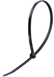 КСС "NORD" 3х200 черная (100шт.), Стяжка кабельная неразъемная 2.5х200мм морозостойкая