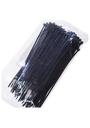 КСС 3*200 (ч) (100шт.), Стяжка кабельная неразъемная 2.5х200мм черная