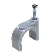 NC-7.5N, скоба  с гвоздем  для кабеля 20мм