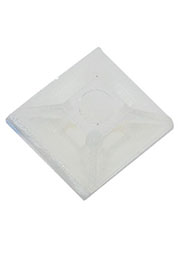 SQ0516-0001, Площадка самоклеющаяся 20х20 под хомуты 3.6мм (HC-100-S4)