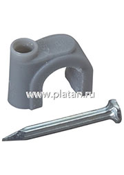 NC-2N (ANC-08N), Скоба для круглого кабеля 8мм с гвоздиком